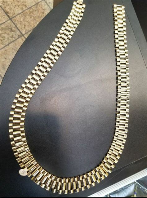 rolex hand chain price|14k gold rolex chain.